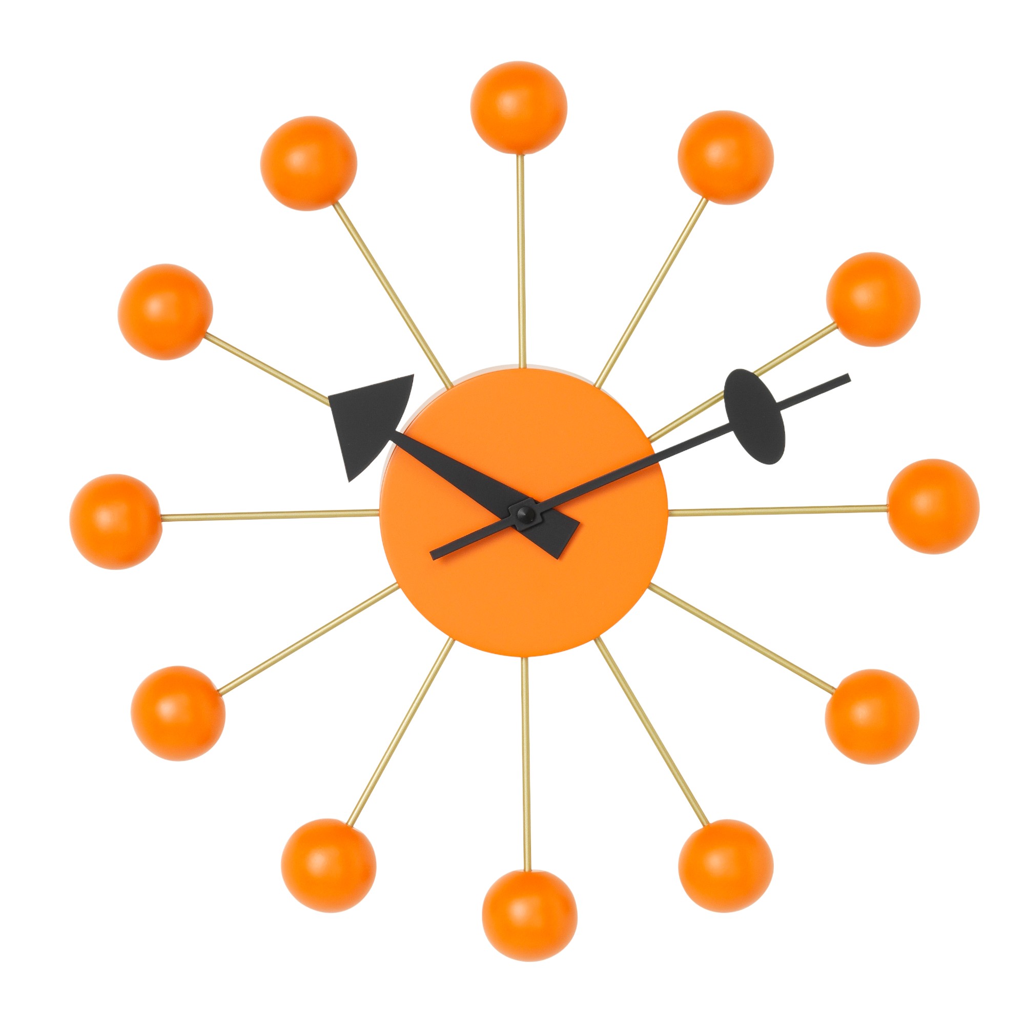 Ball Clock - orange