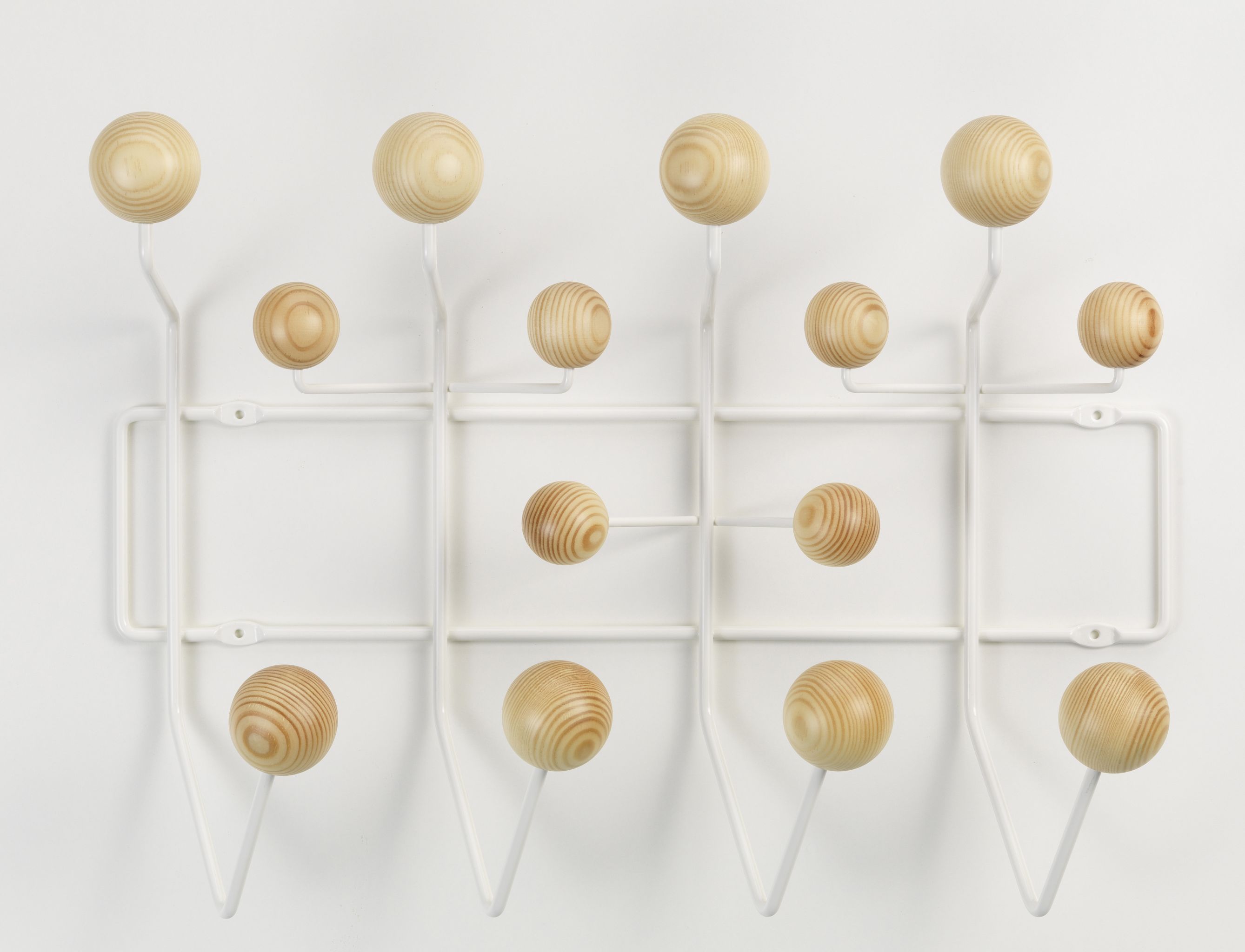 Eames Hang it all wardrobe white, Pine Vitra