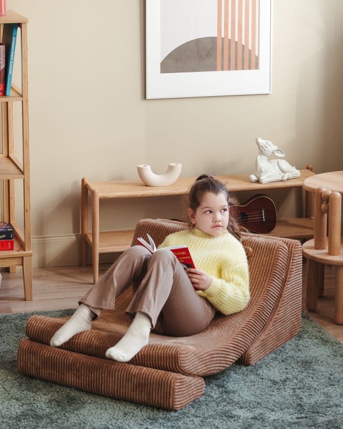 Moon children's armchair wide cord Wigiwama