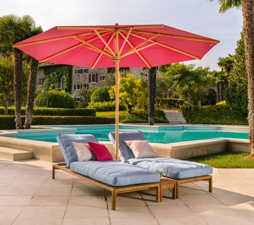 New Hampton Sun lounger outdoor Weishäupl