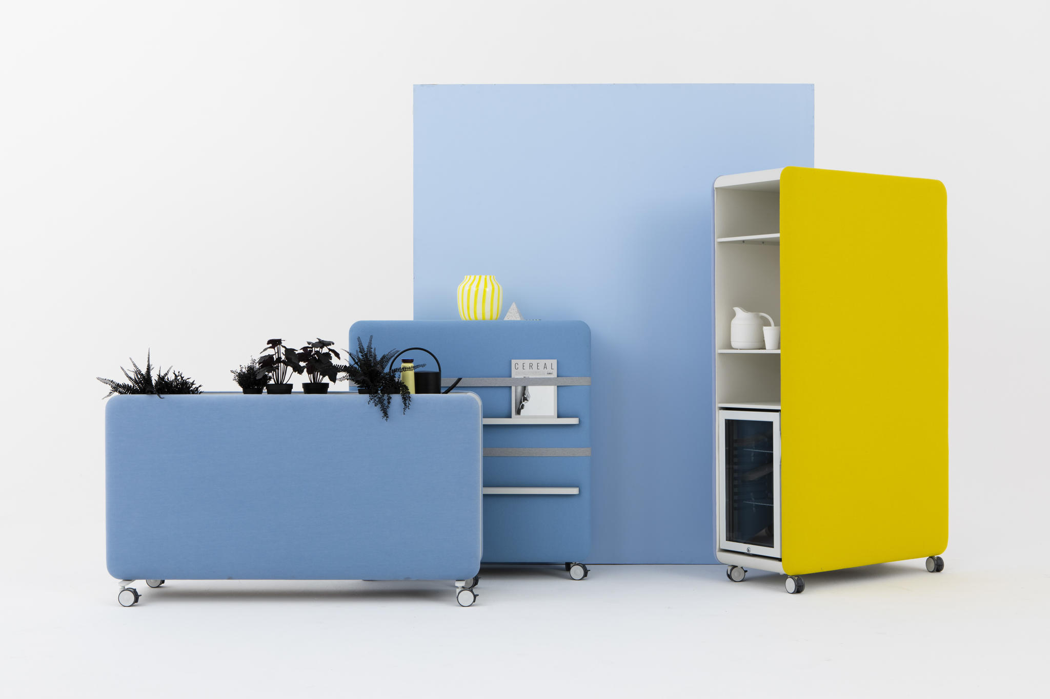 Pillow Space acoustic / room divider Cascando