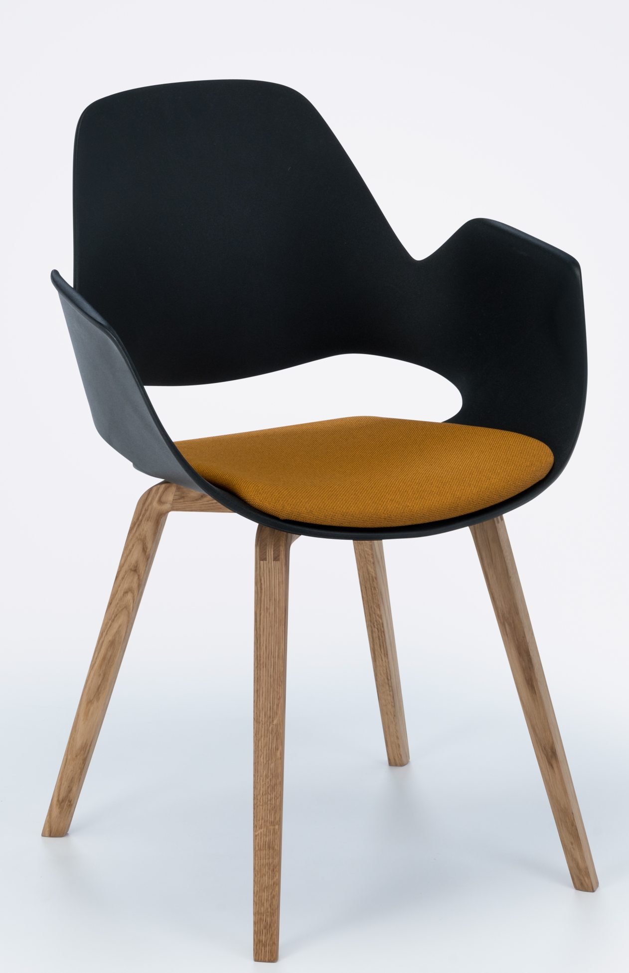 Falk Chair with Armrest Solid Oak Legs Houe