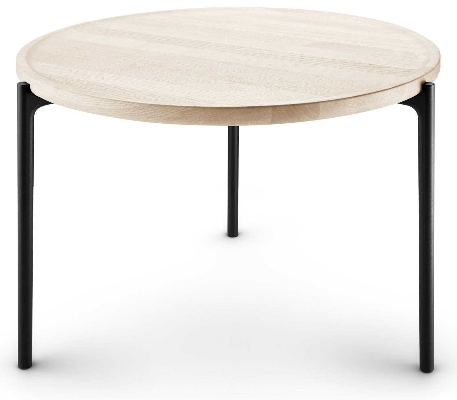 Savoye Round Oak Table - White ø 60 x H 42 cm Eva Solo