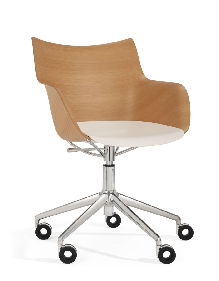 Q/Wood Swivel Chair Kartell