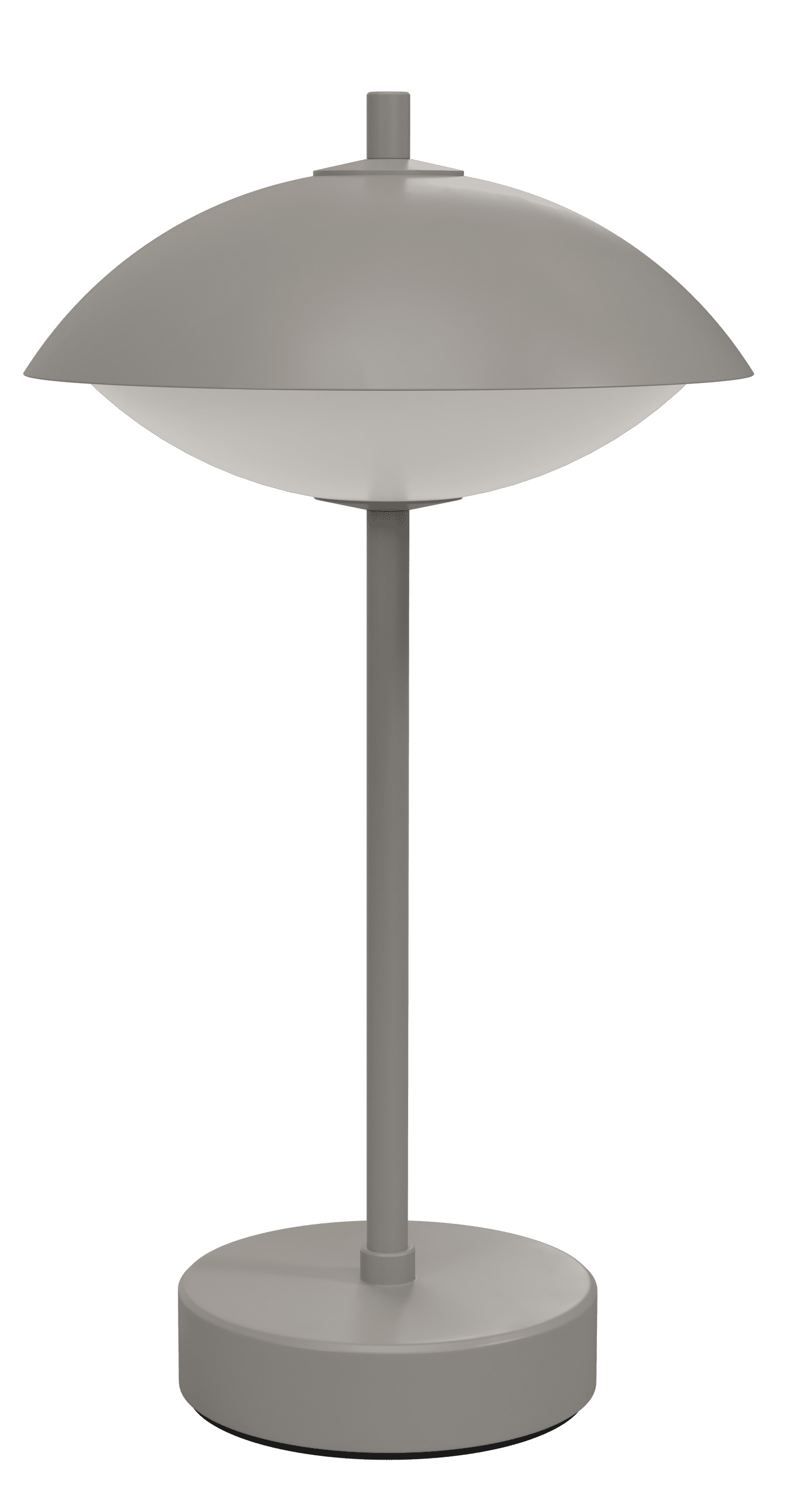 Clam Portable Table Lamp Rechargeable lamp Fritz Hansen Nine grey