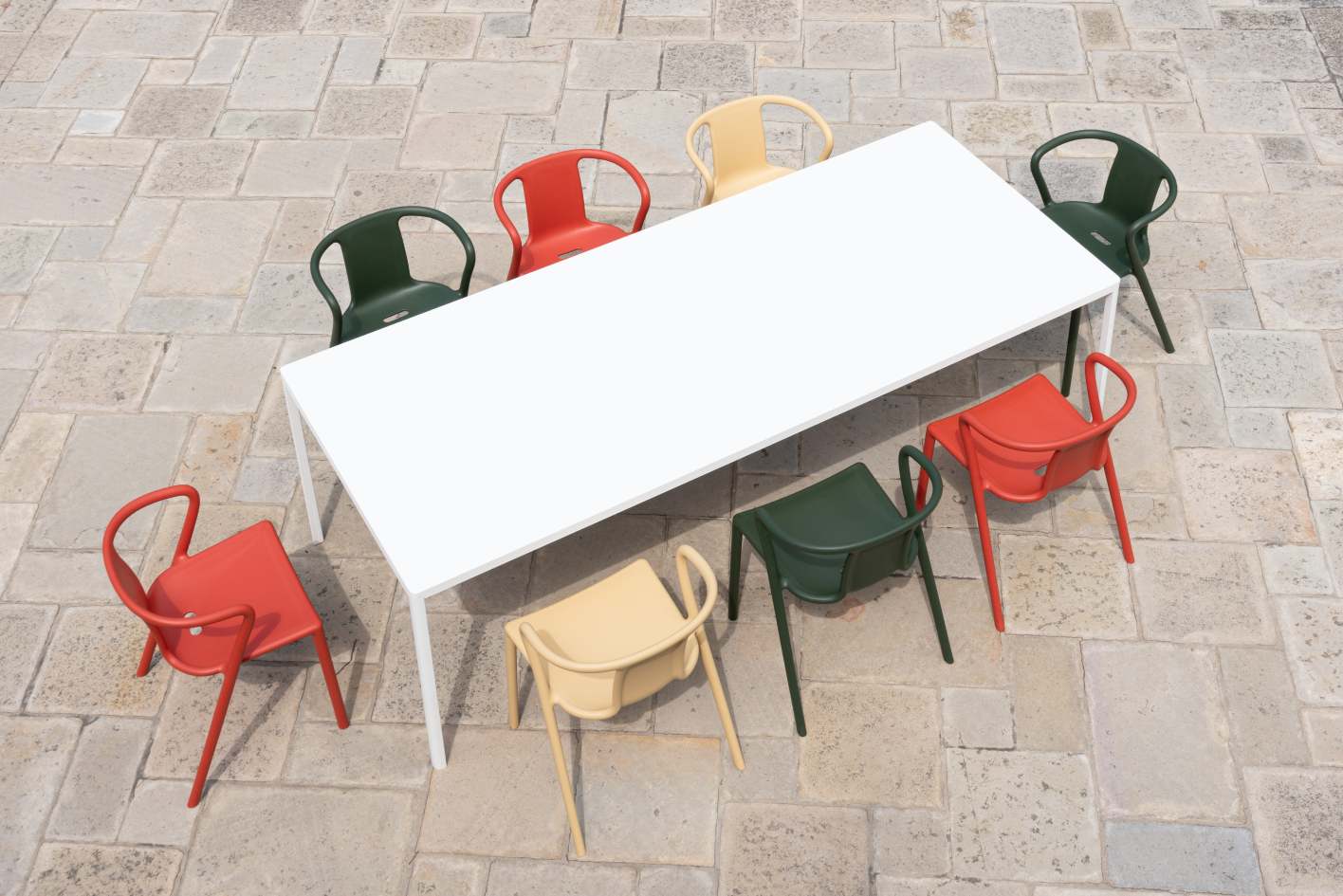 Air Armchair Indoor/Outdoor Chair with Armrests Magis