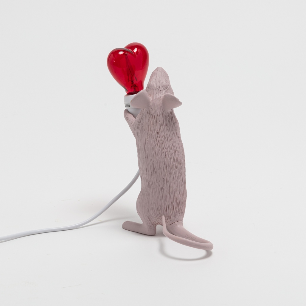 Mouse Lamp Step Love Edition USB Table Lamp Seletti