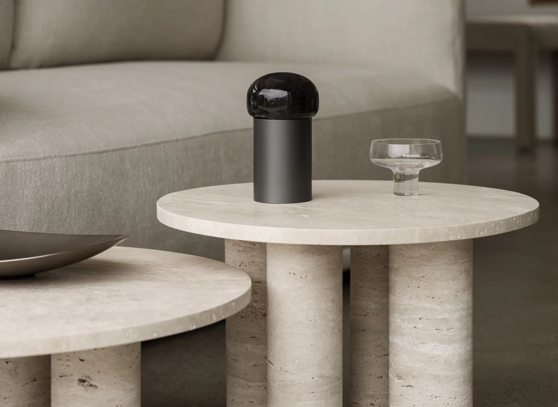 Volos coffee table round Ø 75 x H 26 cm Blomus