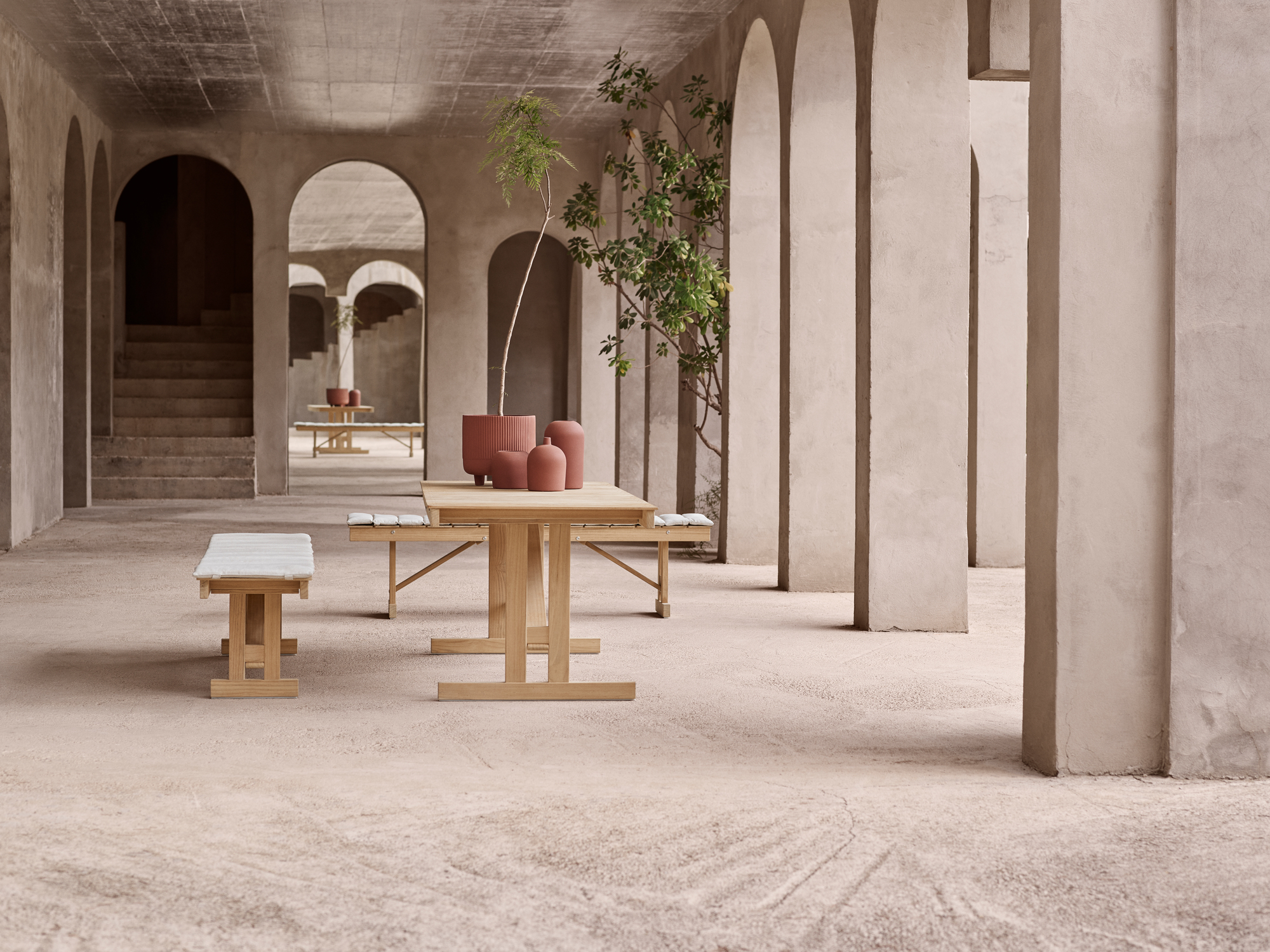 Mogensen table outdoor Carl Hansen &amp; Søn