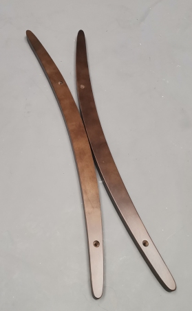 Skids for Eames Plastic Arm Chair RAR Rocking Chair AHORN DUNKEL VITRA SINGLE PIECE