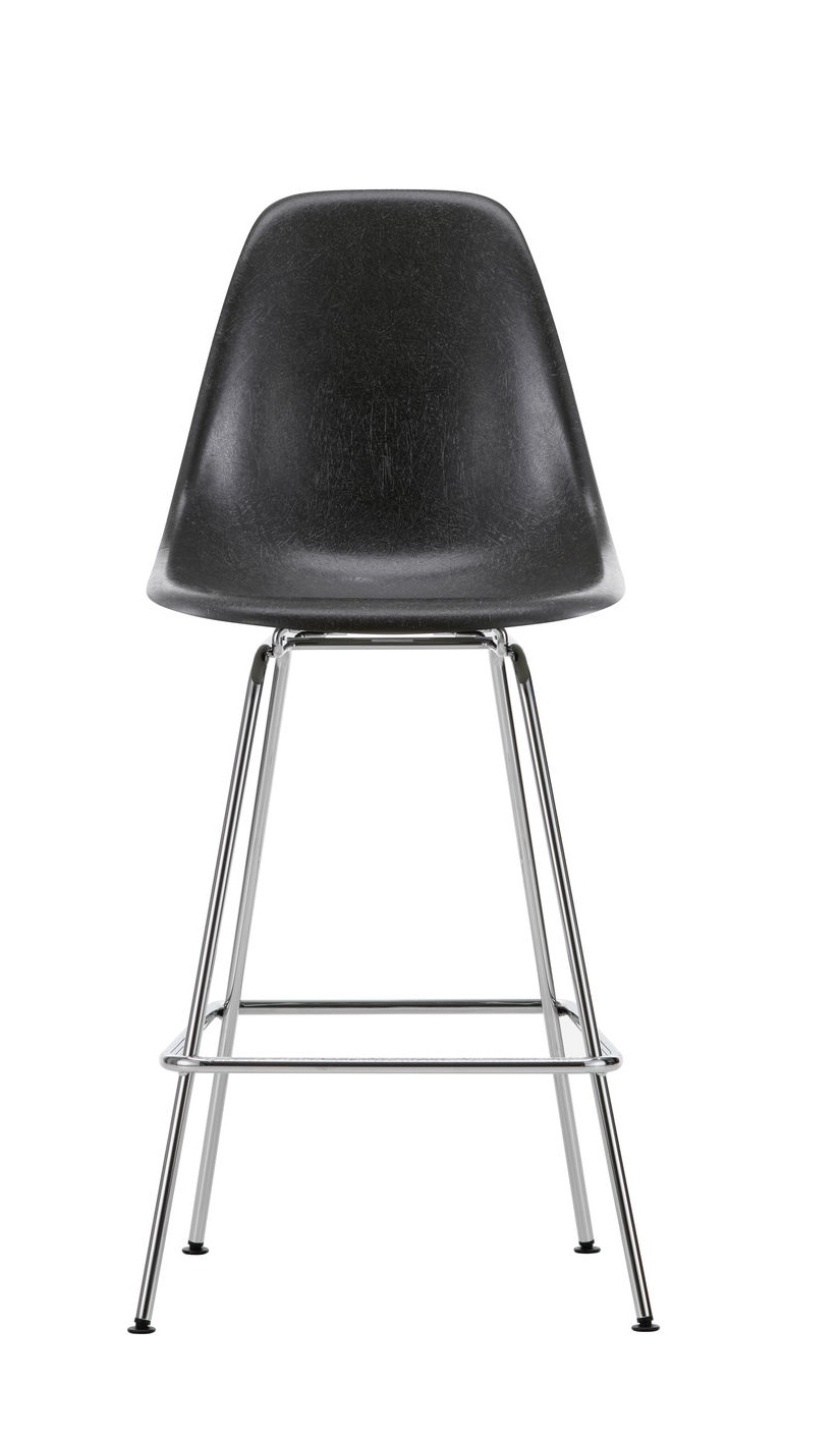 Eames Fibreglass Bar Stool Medium Bar Stool Vitra