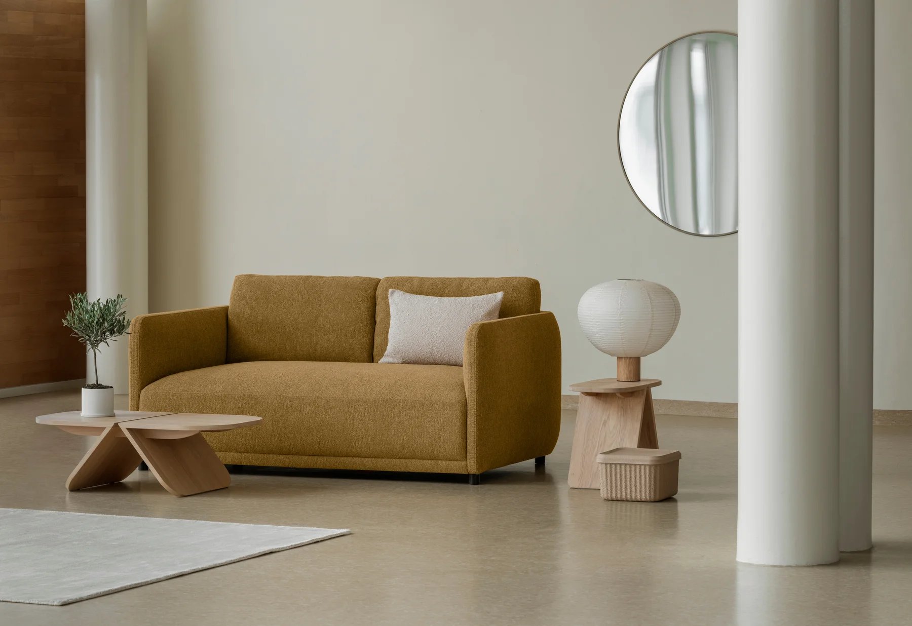 Kami rice paper table lamp Blomus