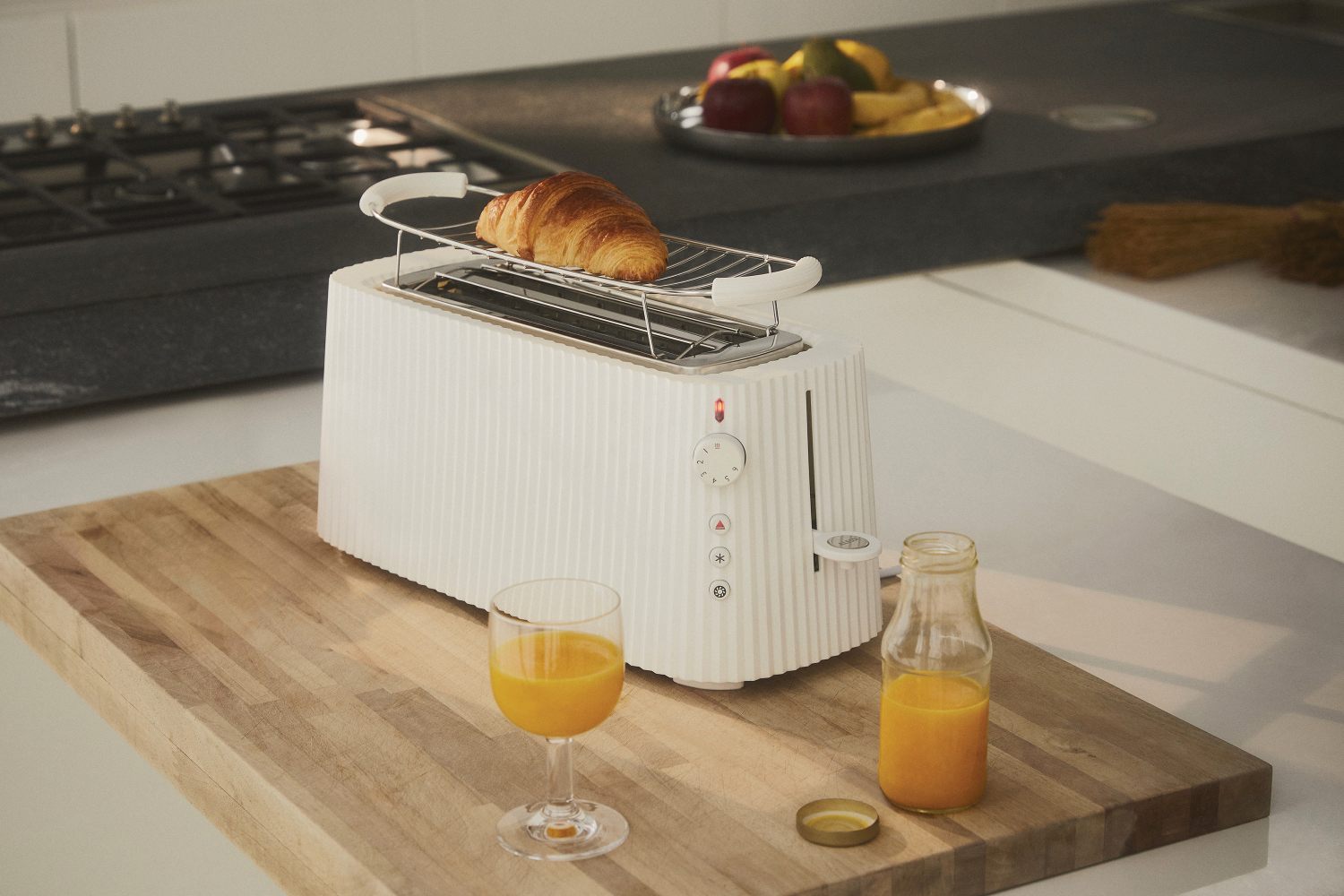 MDL15 Plissé Toaster XXL Alessi White