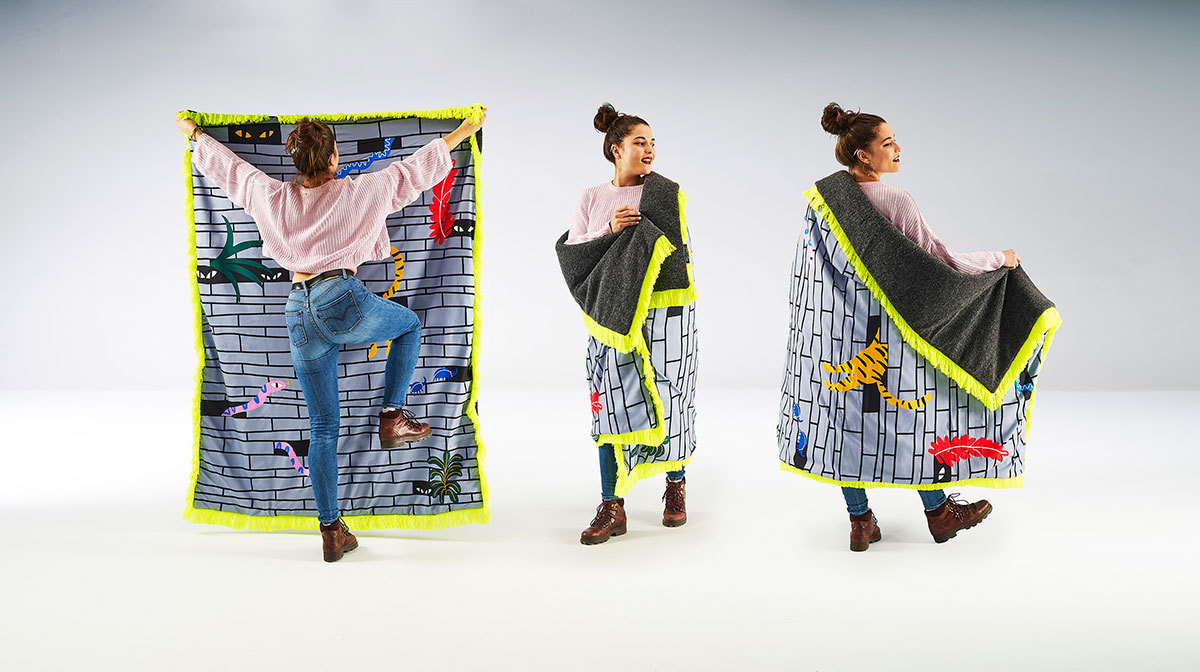 Tápame Mucho Wild Dots size S blanket Sancal