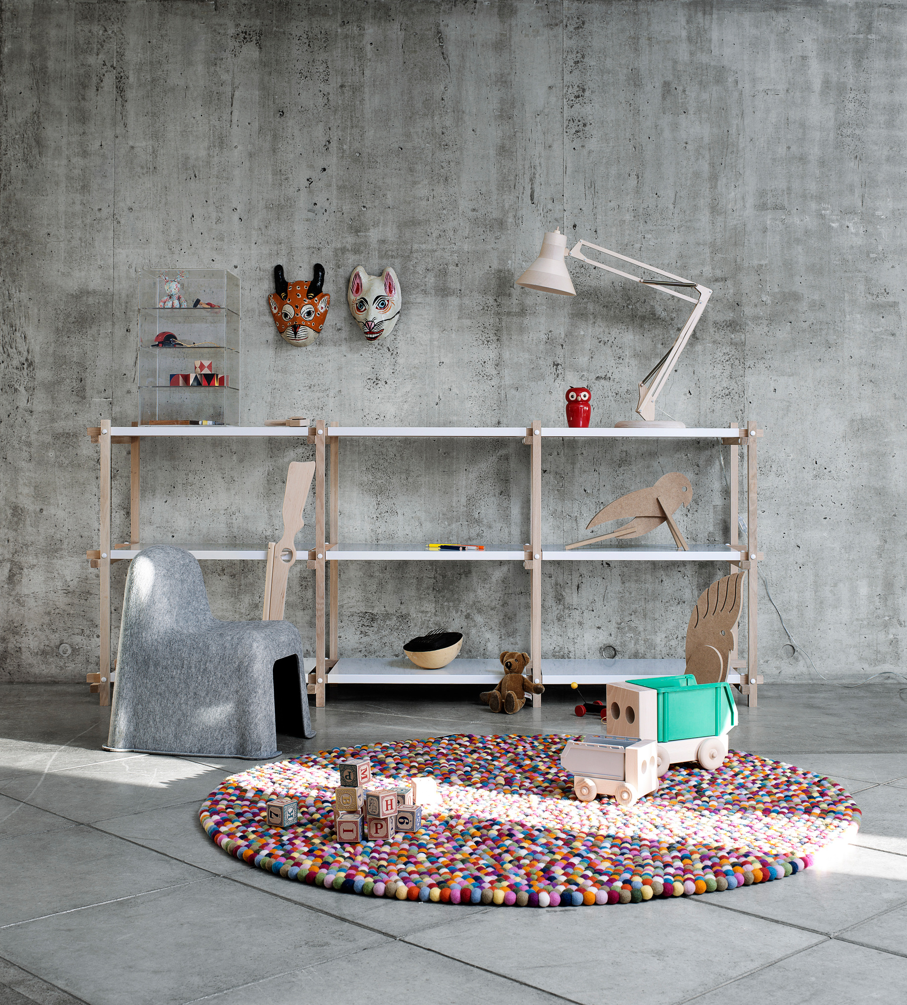 Pinocchio Carpet Ø 140 cm Hay