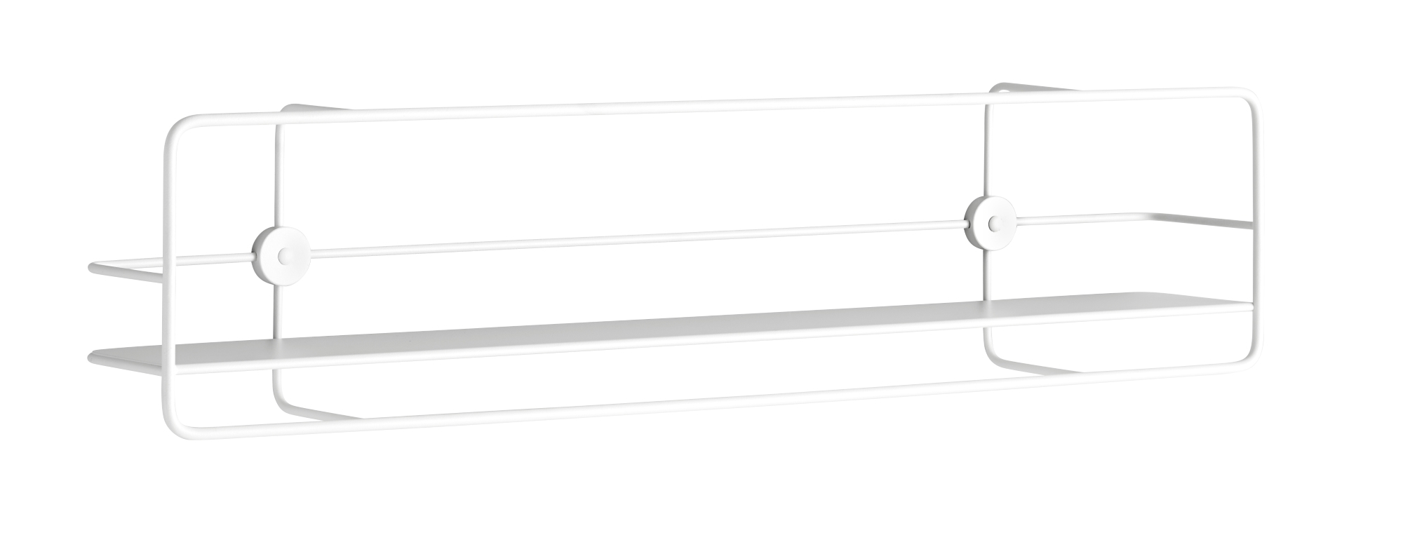 Coupé horizontal Wall Shelf white Woud SINGLE PIECES