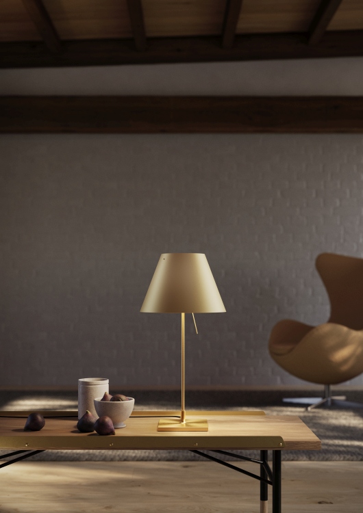 Costanzina table lamp MESSING Luceplan LIMITED EDITION 