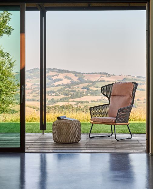 Pouf Stool Medium Indoor / Outdoor Weishäupl