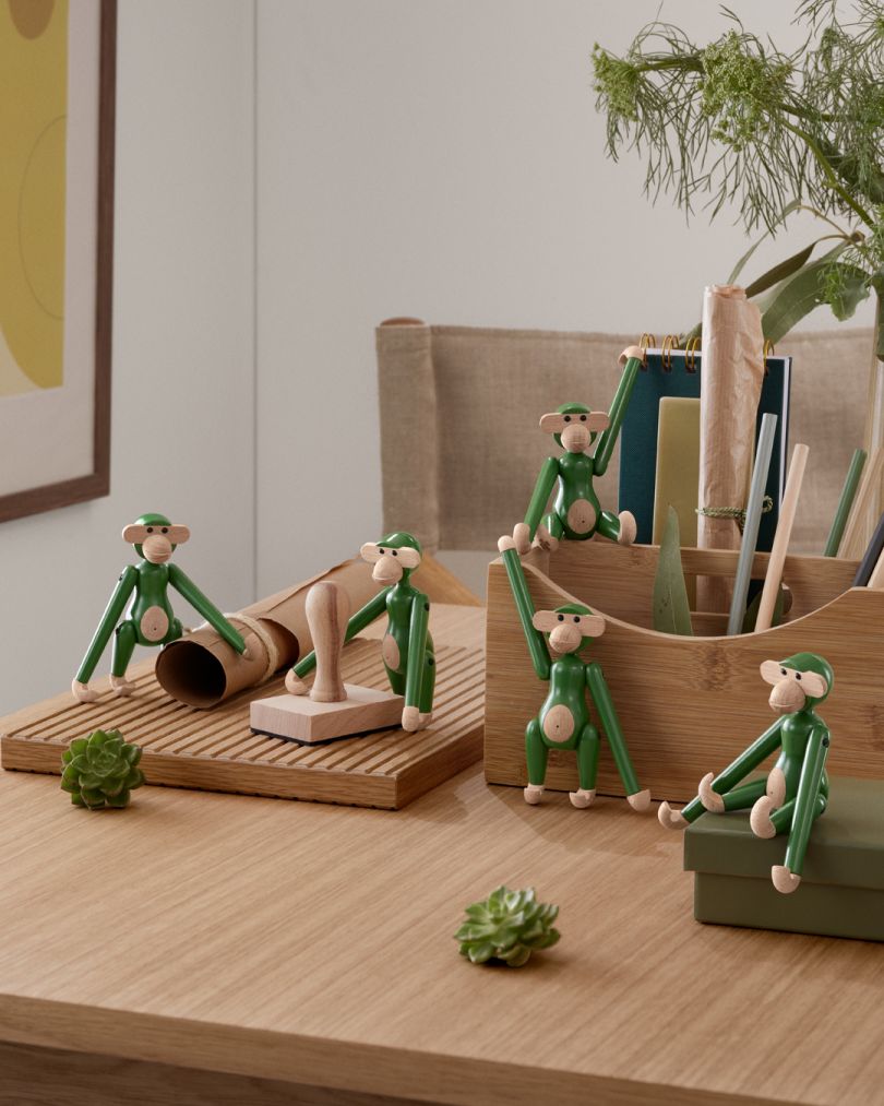 Monkey Mini coloured Kay Bojesen Vintage Green
