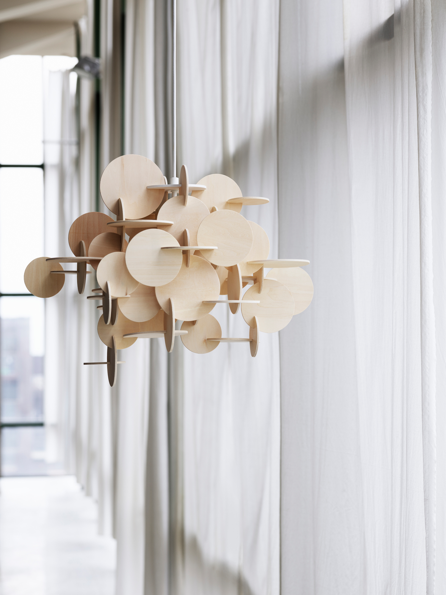 Bau Lamp Nature Pendant light Normann Copenhagen Small