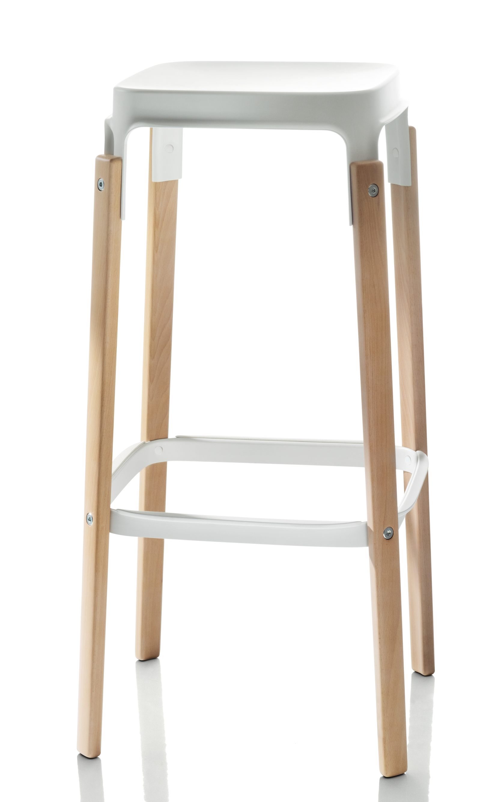 Steelwood Barstool H 78 cm Magis