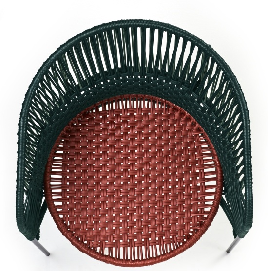 Caribe Chic Dining Chair Chair Outdoor ames Moss green / Copper / Black