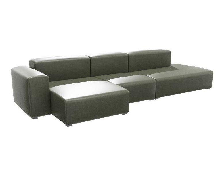 Mags Soft Sofa Low Armrest 3-seater Combination 4 Hay