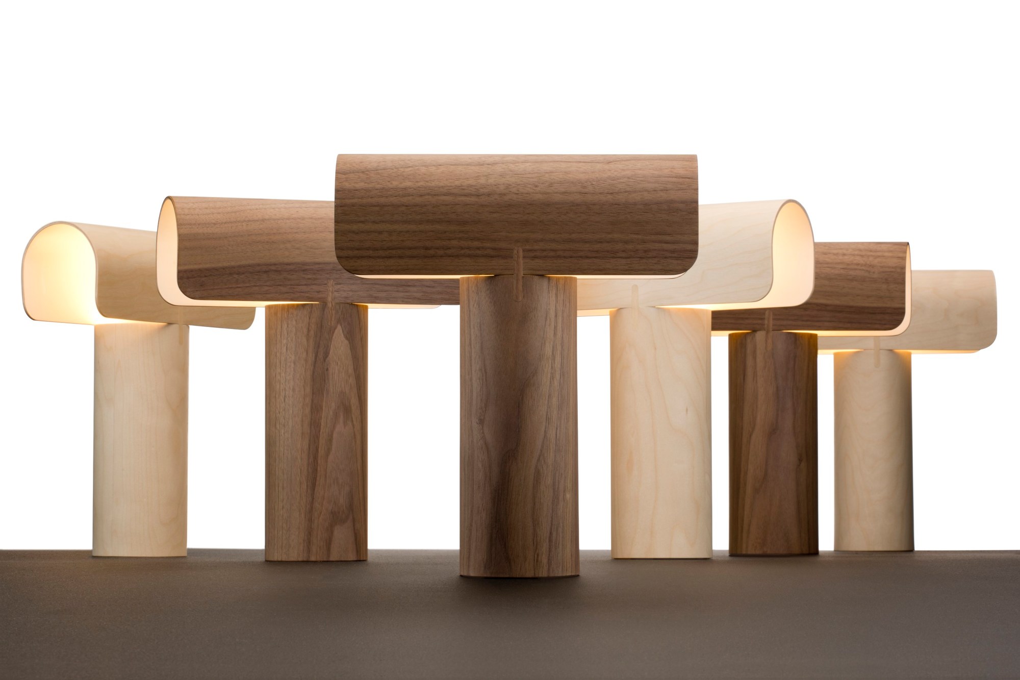 Teelo 8020 table lamp walnut Secto Design