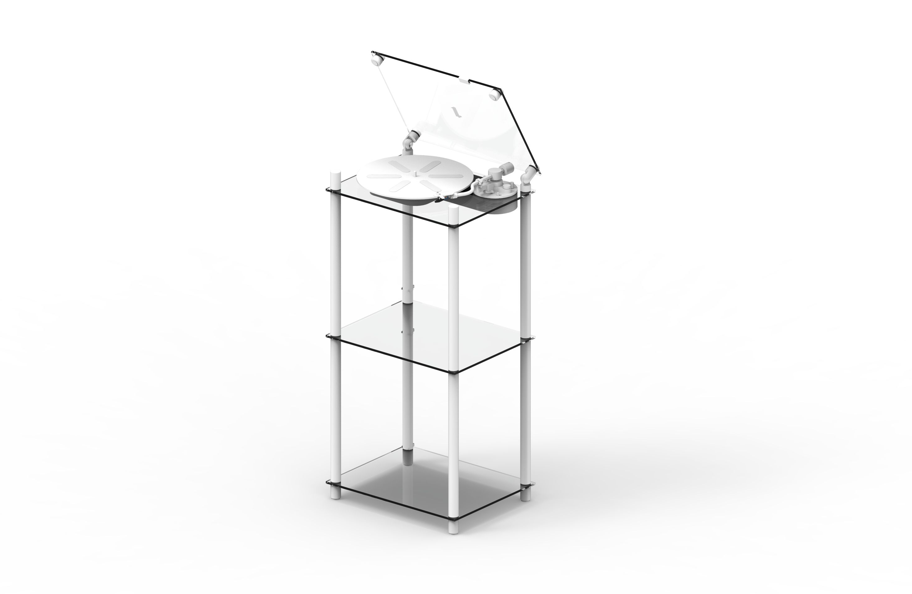 Transparent turntable Transparent
