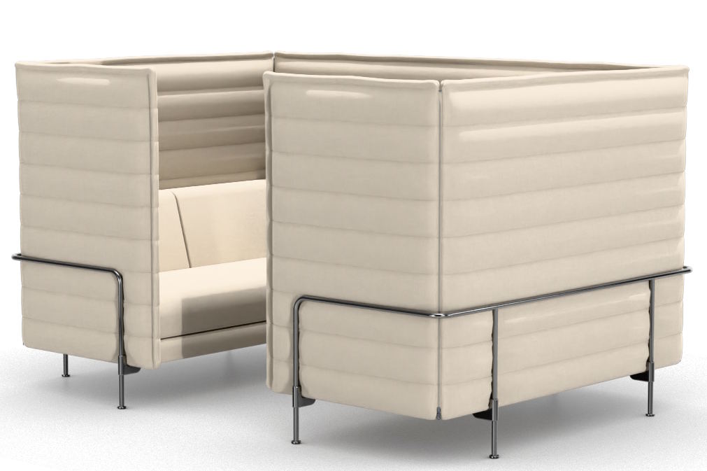 Alcove Cabin 2-seater highback sofa Vitra