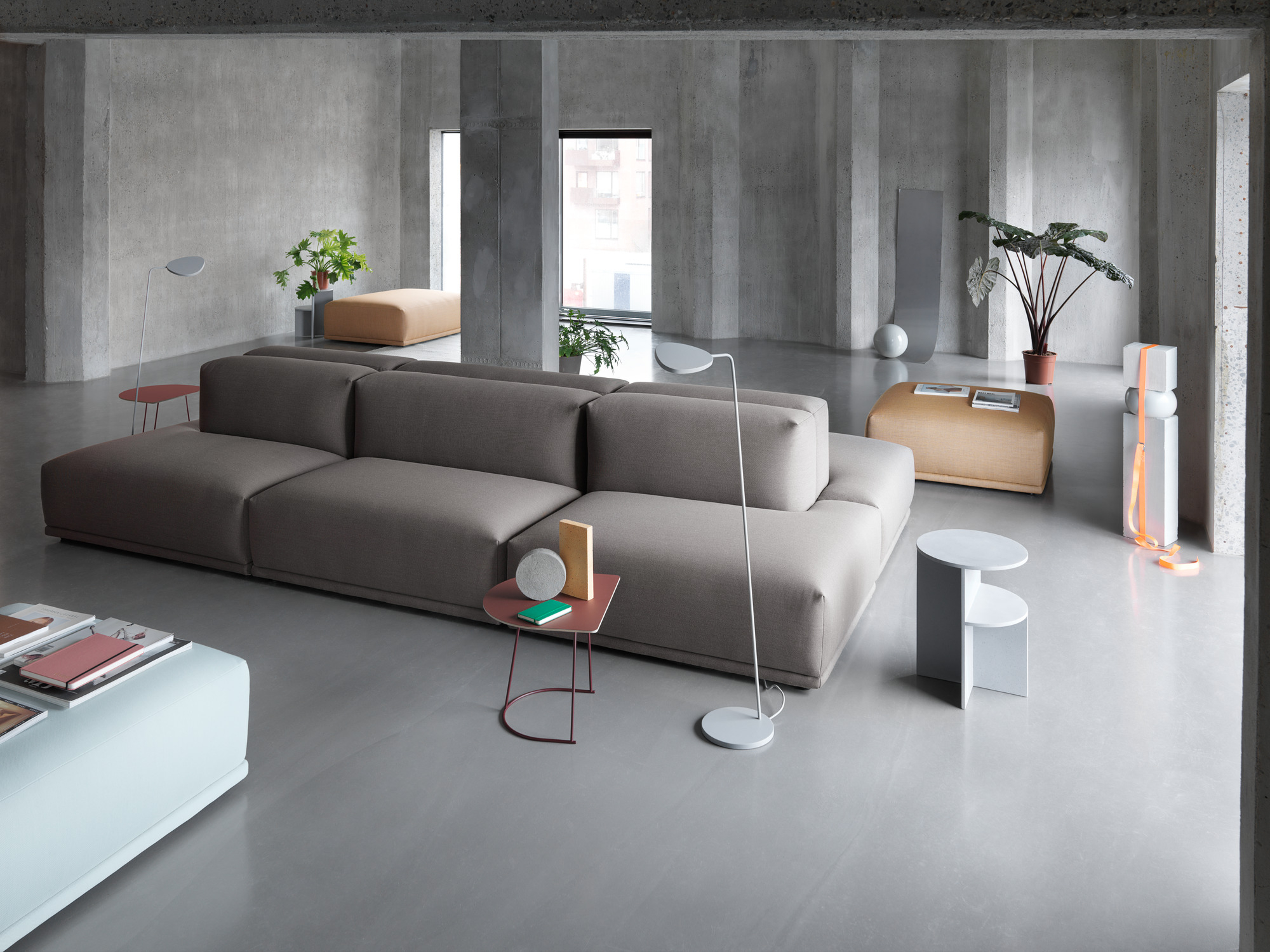 Airy Coffee Table Half Size Side Table Muuto