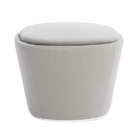 Flint Stool with Plate Foot Swivel Cor