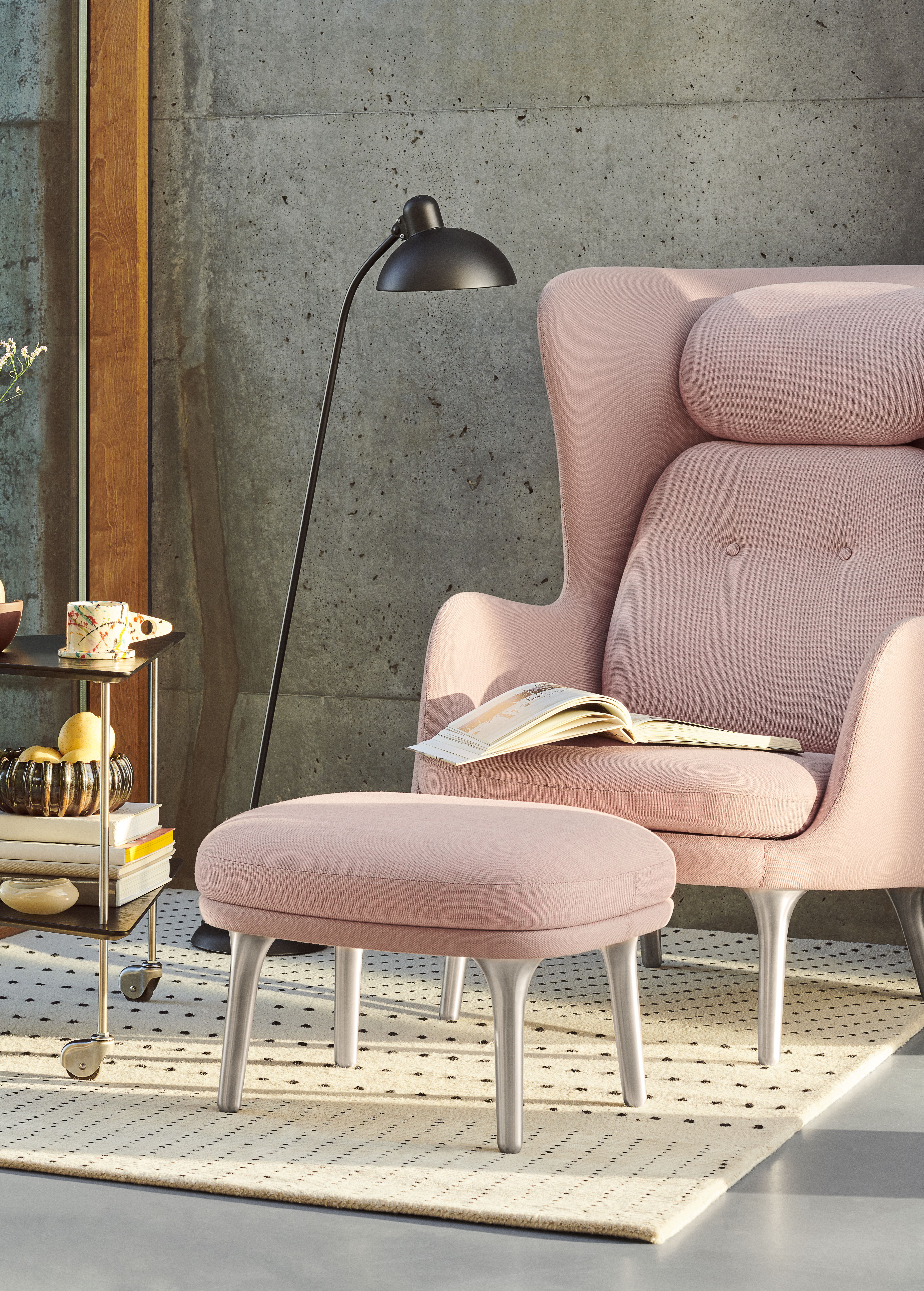 Ro Armchair Wood Fritz Hansen