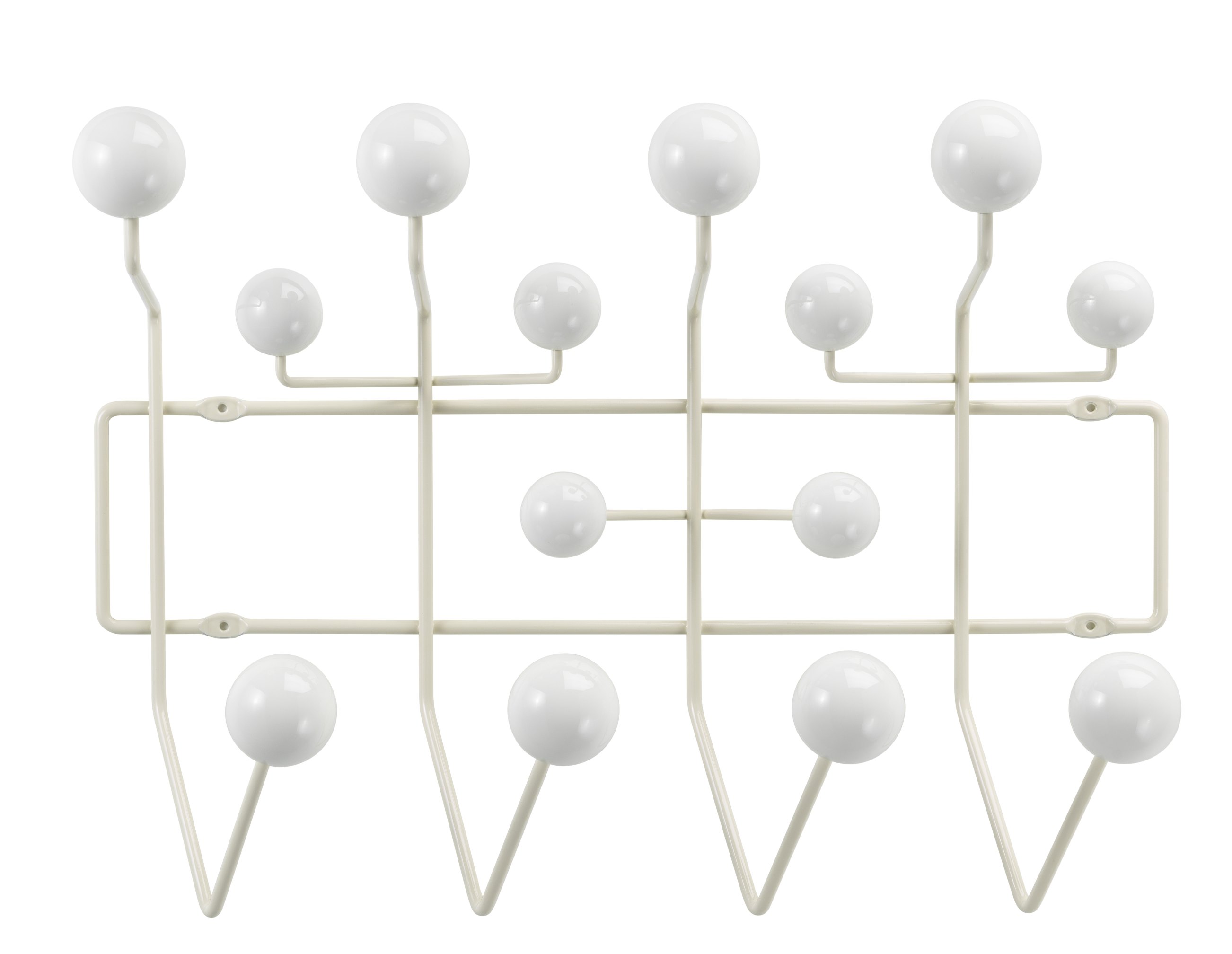 Eames Hang it all coat rack warm white Vitra NEW VERSION 