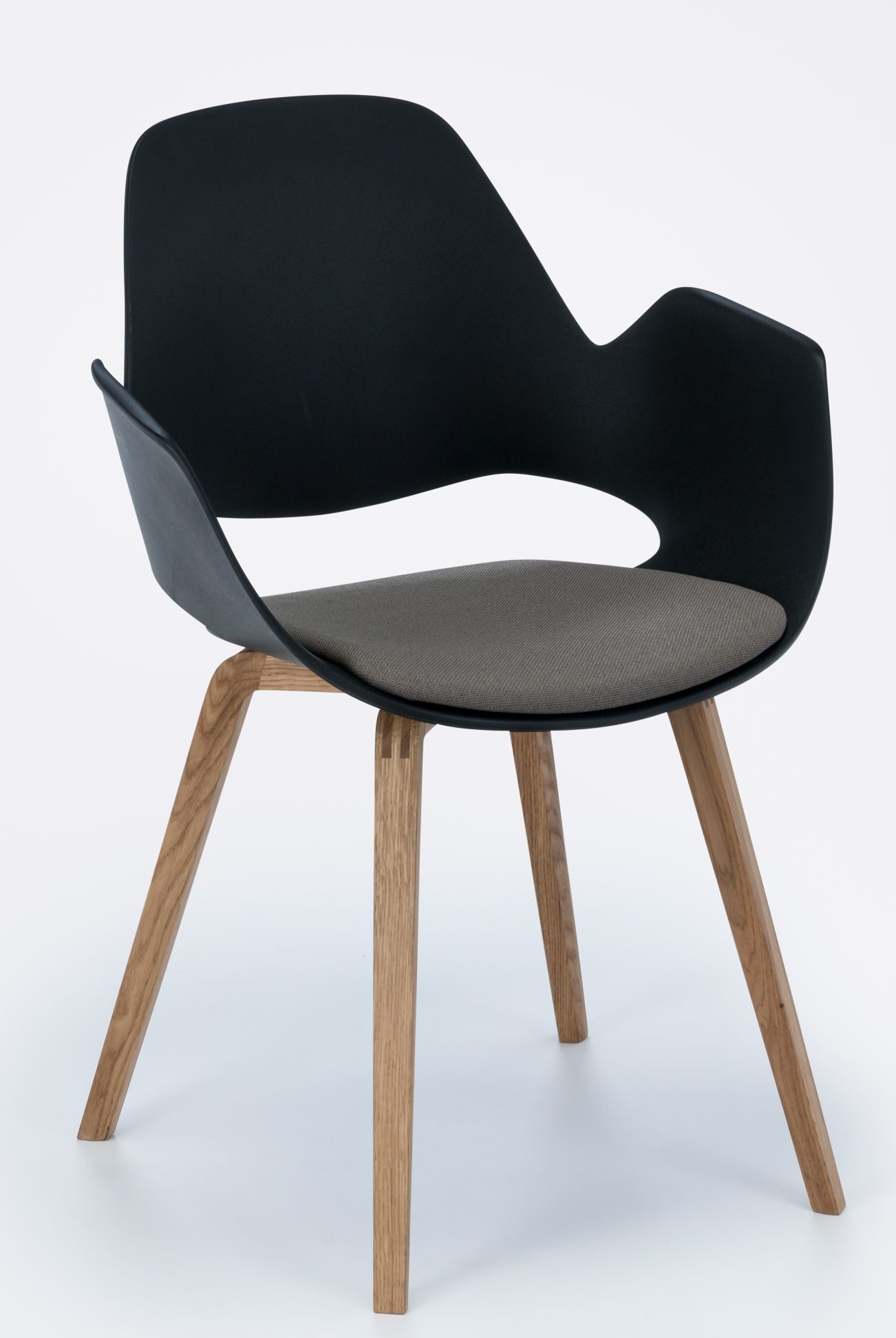 Falk Chair with Armrest Solid Oak Legs Houe