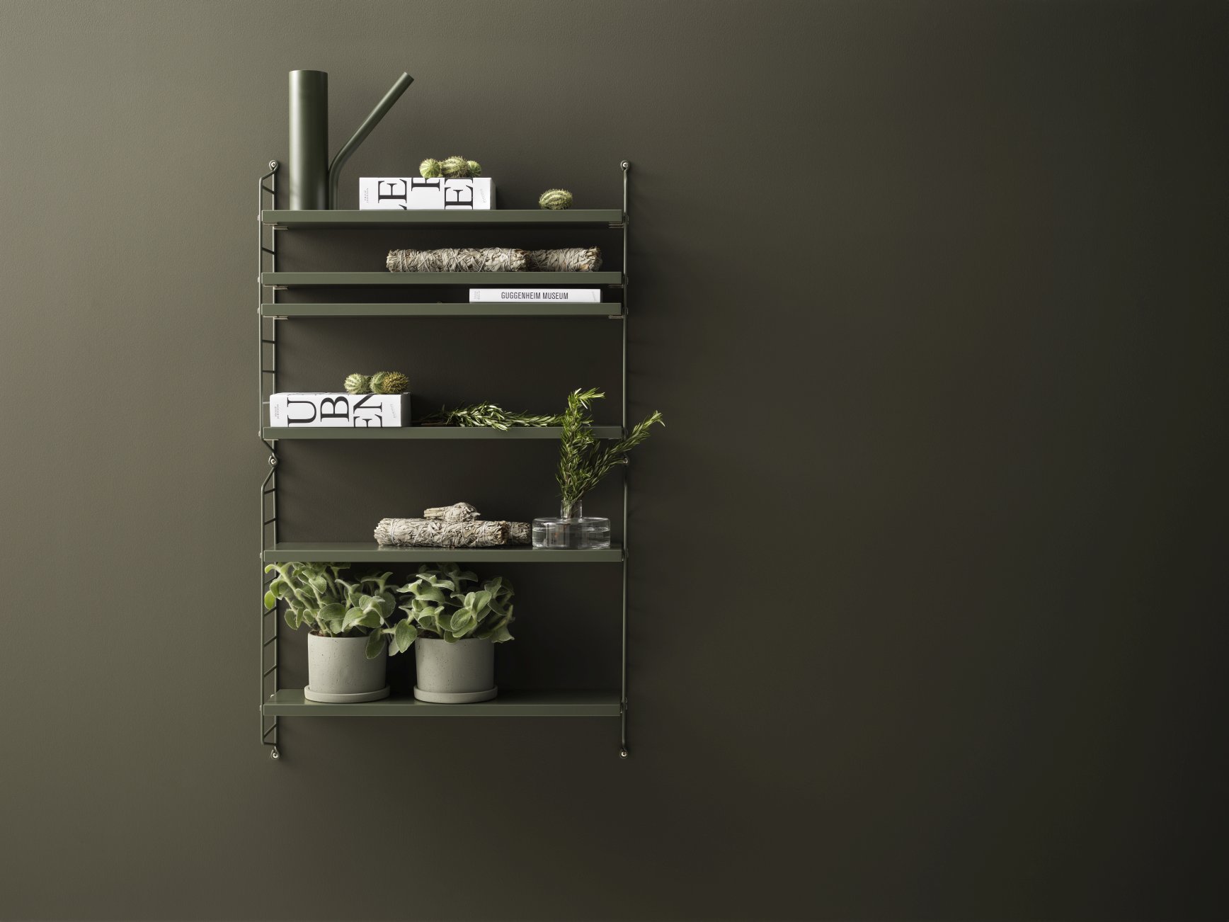 String Pocket Shelf String Furniture Sage