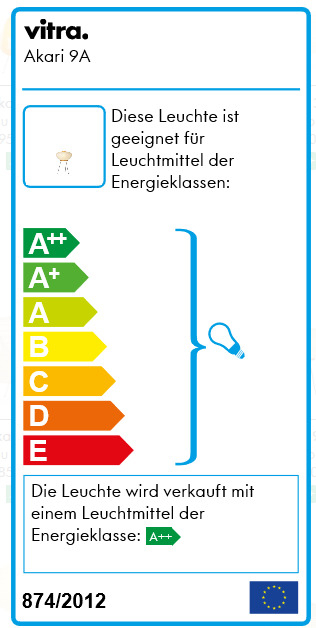 Akari Table lamp 9A Vitra