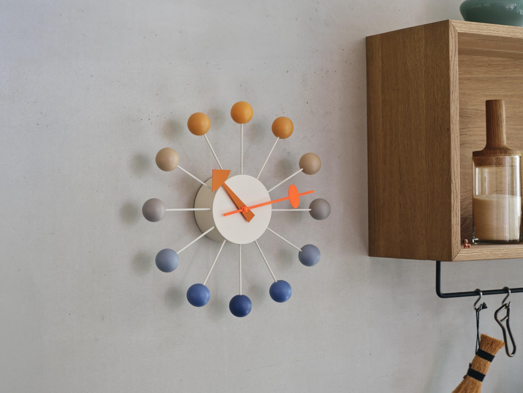 Ball Clock Wall Clock Sunrise Vitra LIMITED EDITION  