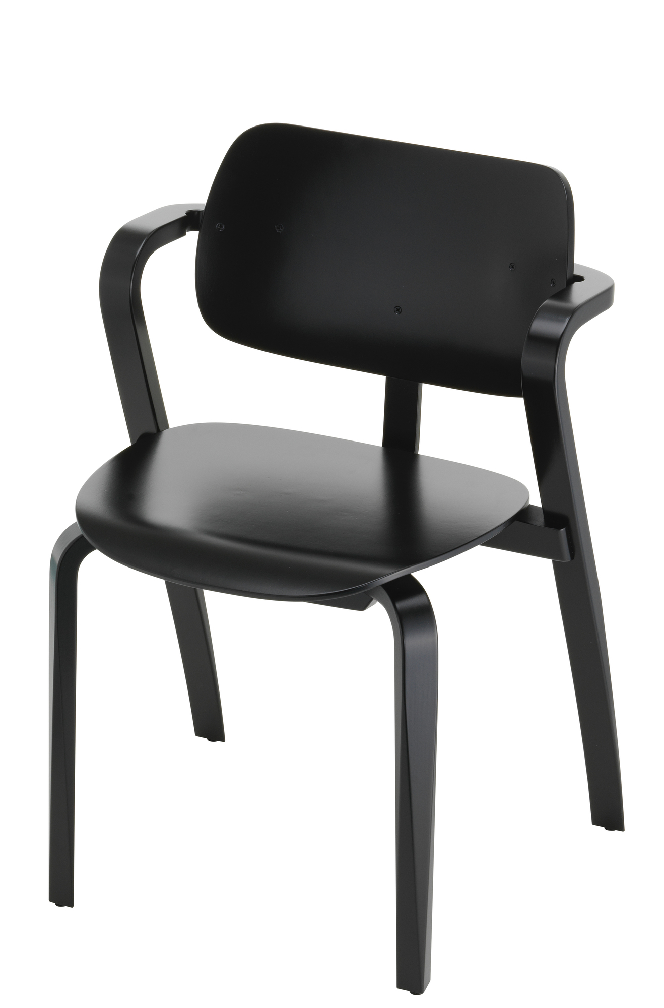 Aslak Chair Artek Black lacquered Aslak Chair Artek Black lacquered