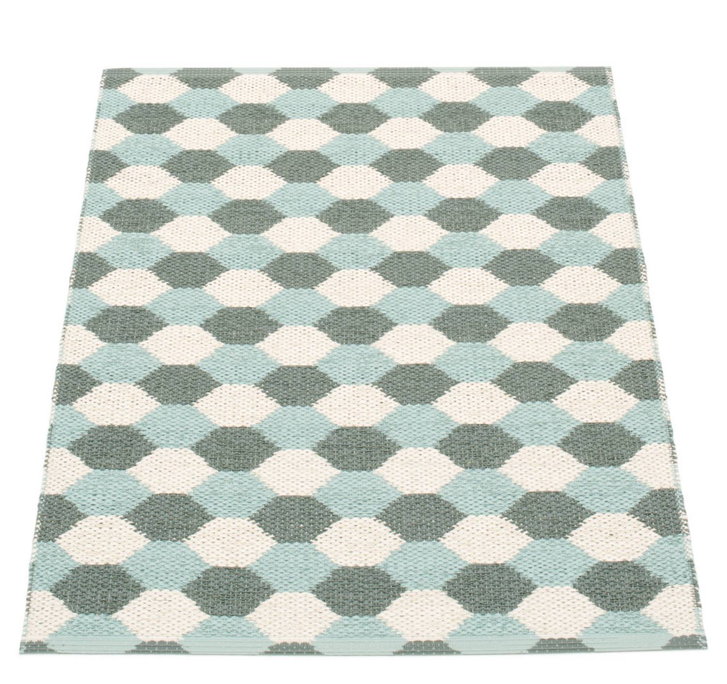 Dana plastic carpet 70x100 ocher pappelina
