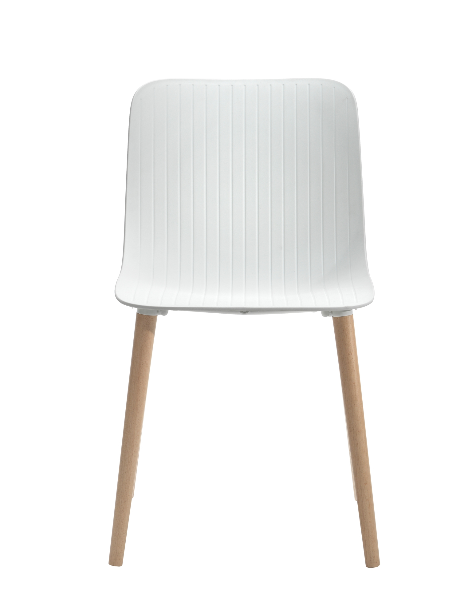 Dragonfly Chair wooden legs Segis white
