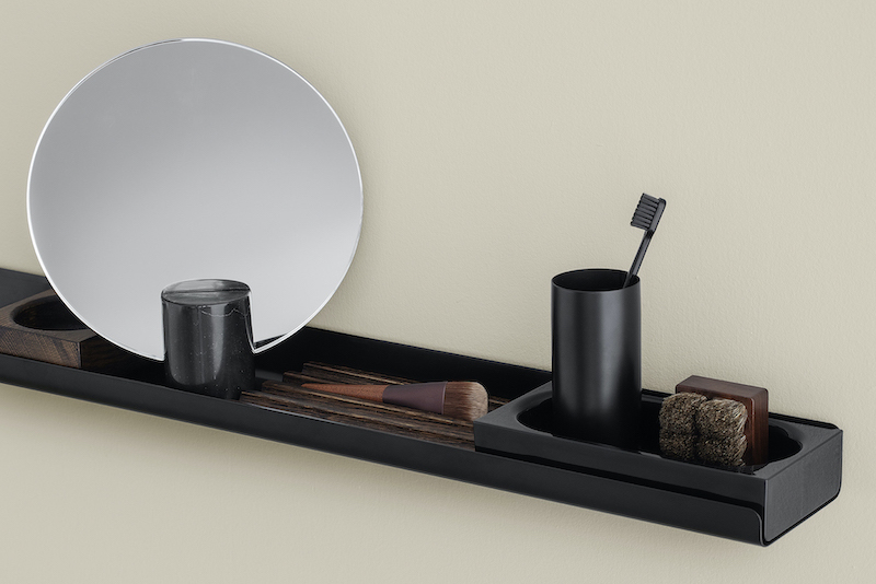 MODO Wall Shelf Black 71cm Blomus SINGLE PIECES
