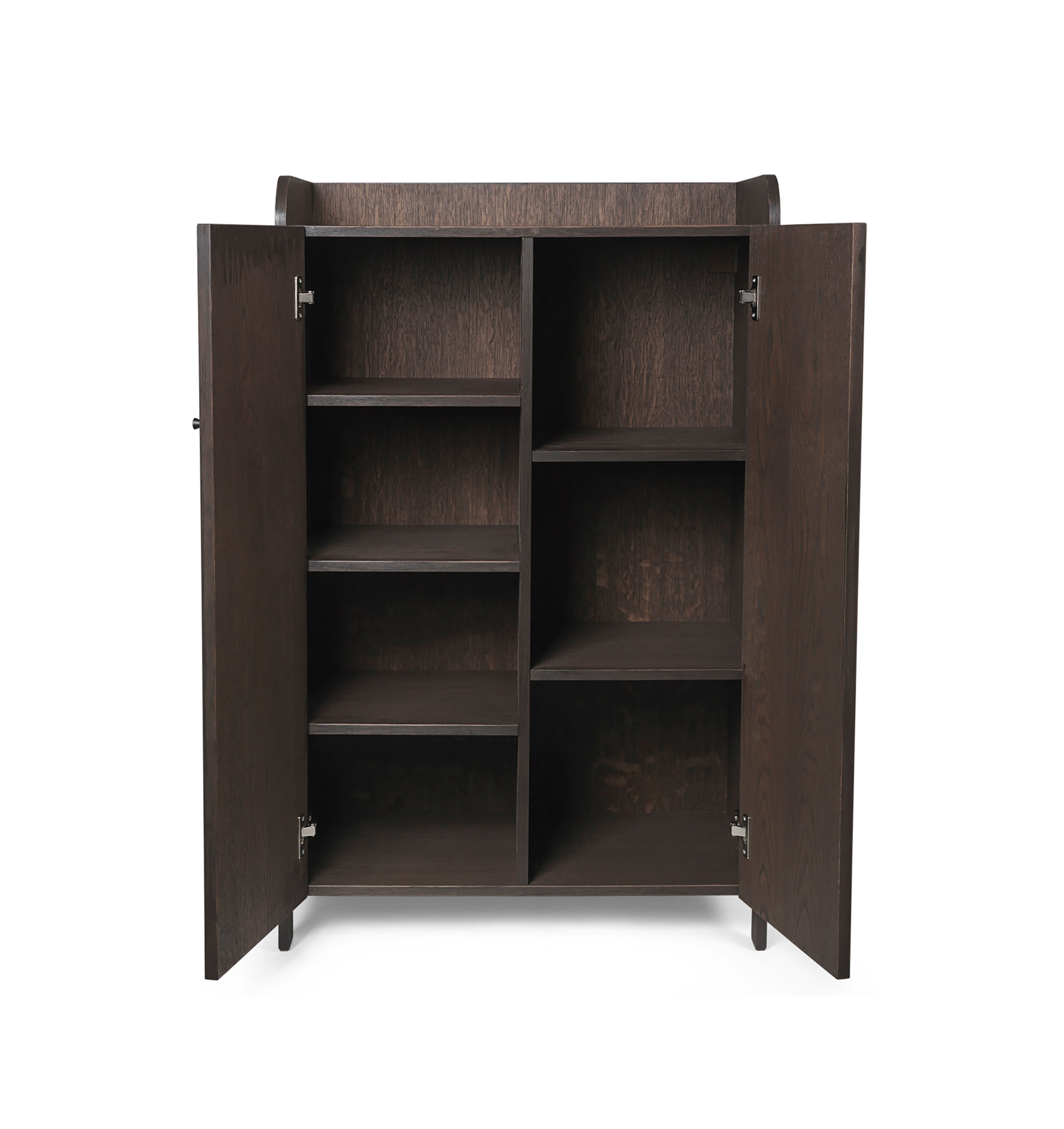 Sill Cupboard Low Dark Stained Oak Ferm Living