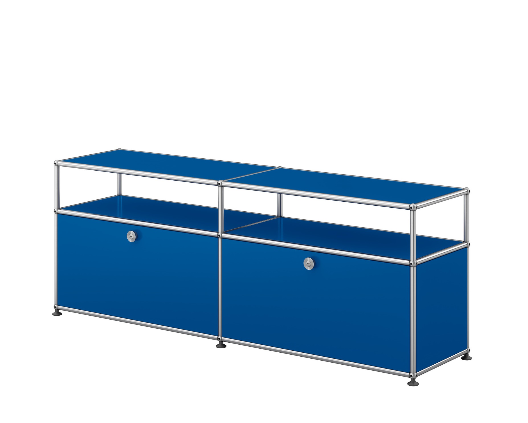 USM Haller Sideboard TV Hi-Fi-Möbel – QUICK SHIP-enzianblau