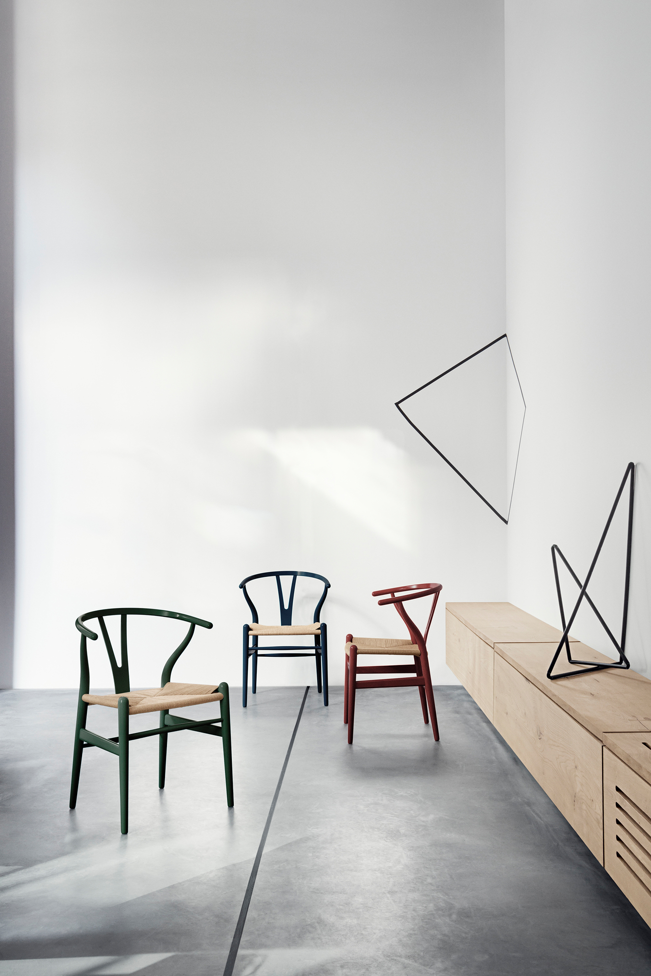 CH24 Wishbone Chair Russet & Blues or Harmony Carl Hansen & Søn