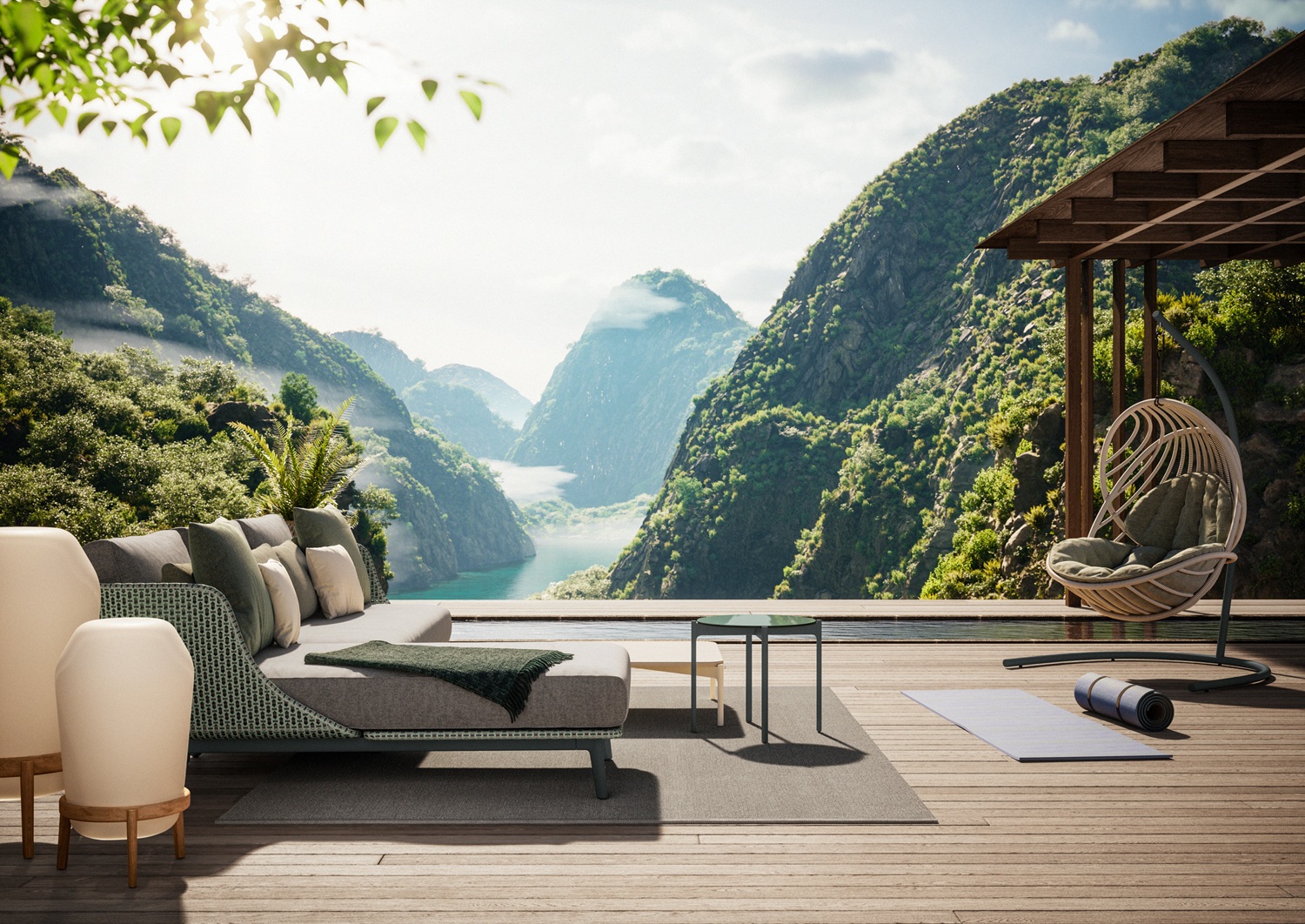 MBARQ Outdoor Daybed left Dedon