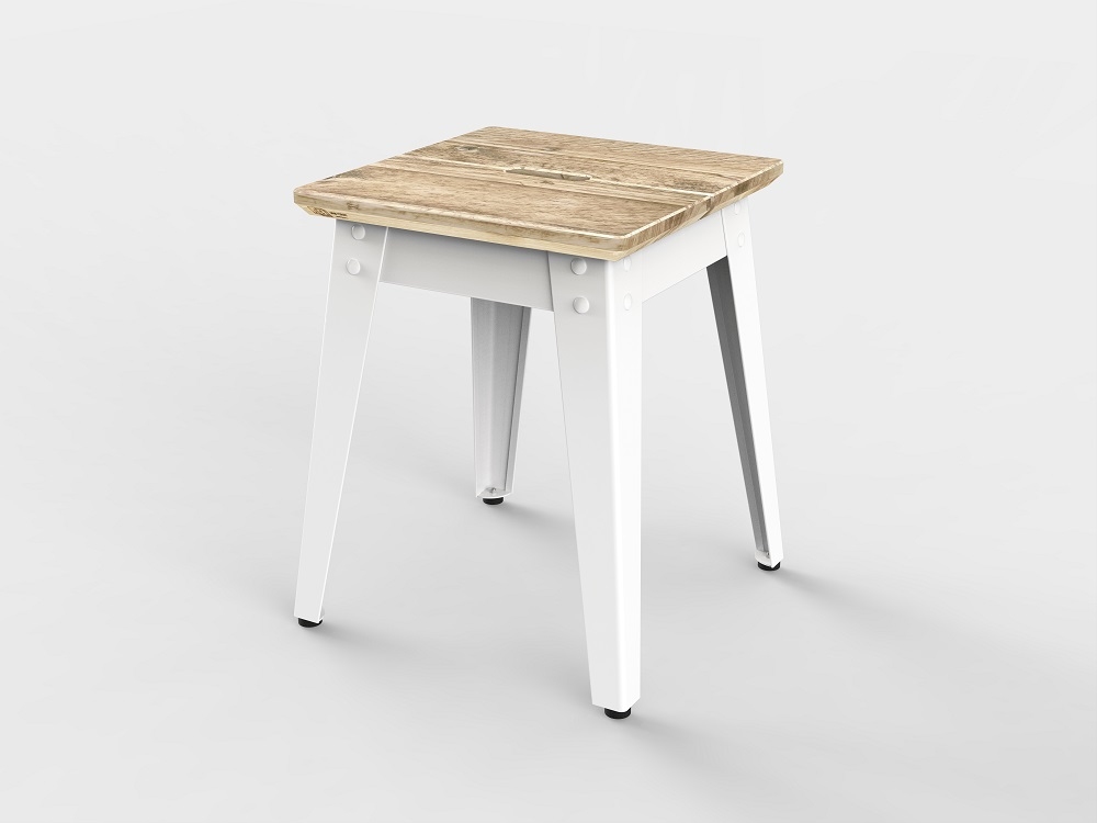 6Grad Outdoor Stool Jan Cray White lumber raw