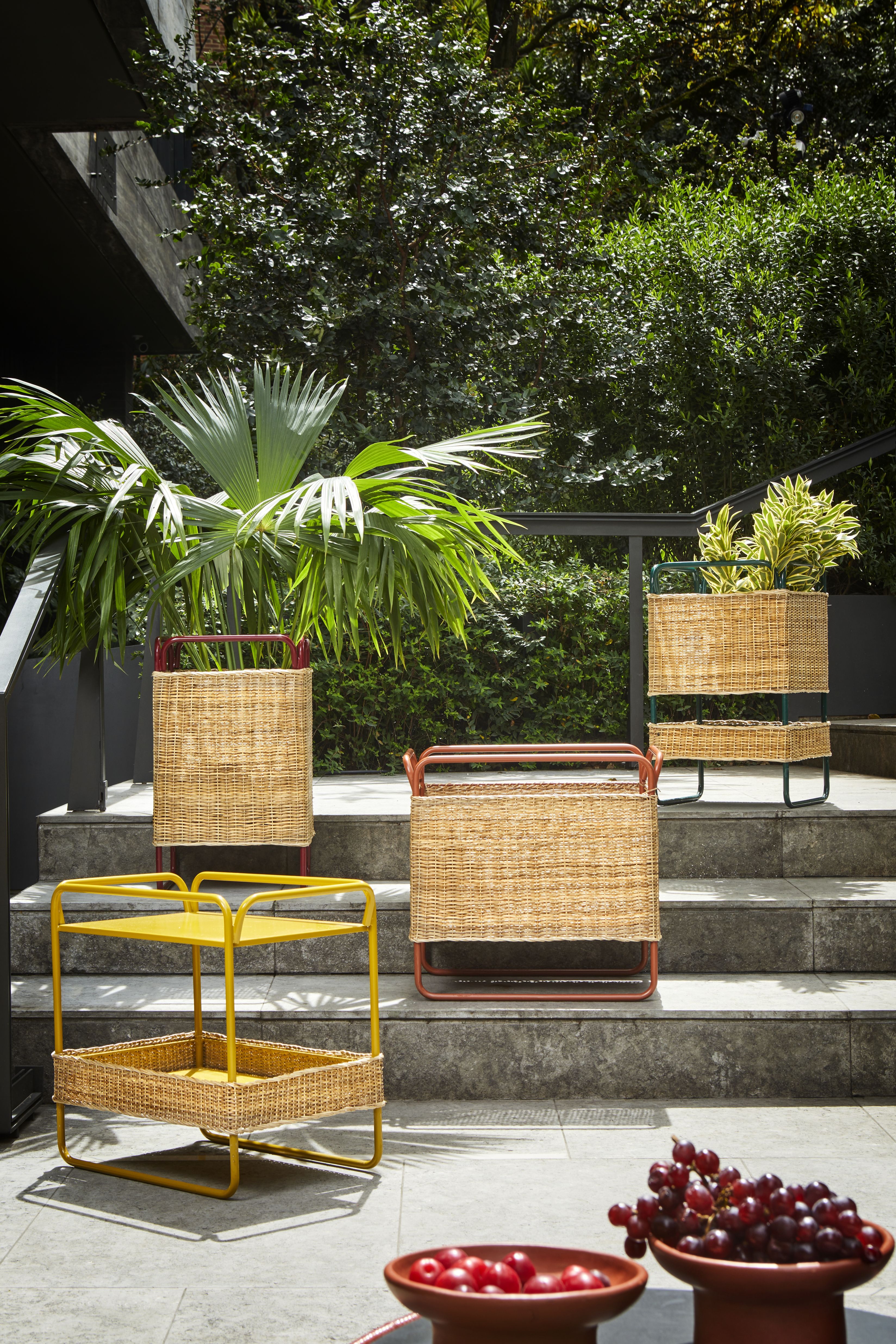 Dichas natural basket 1 frame in yellow ames