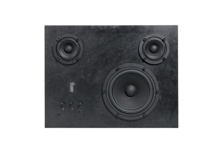 Transparent steel loudspeaker