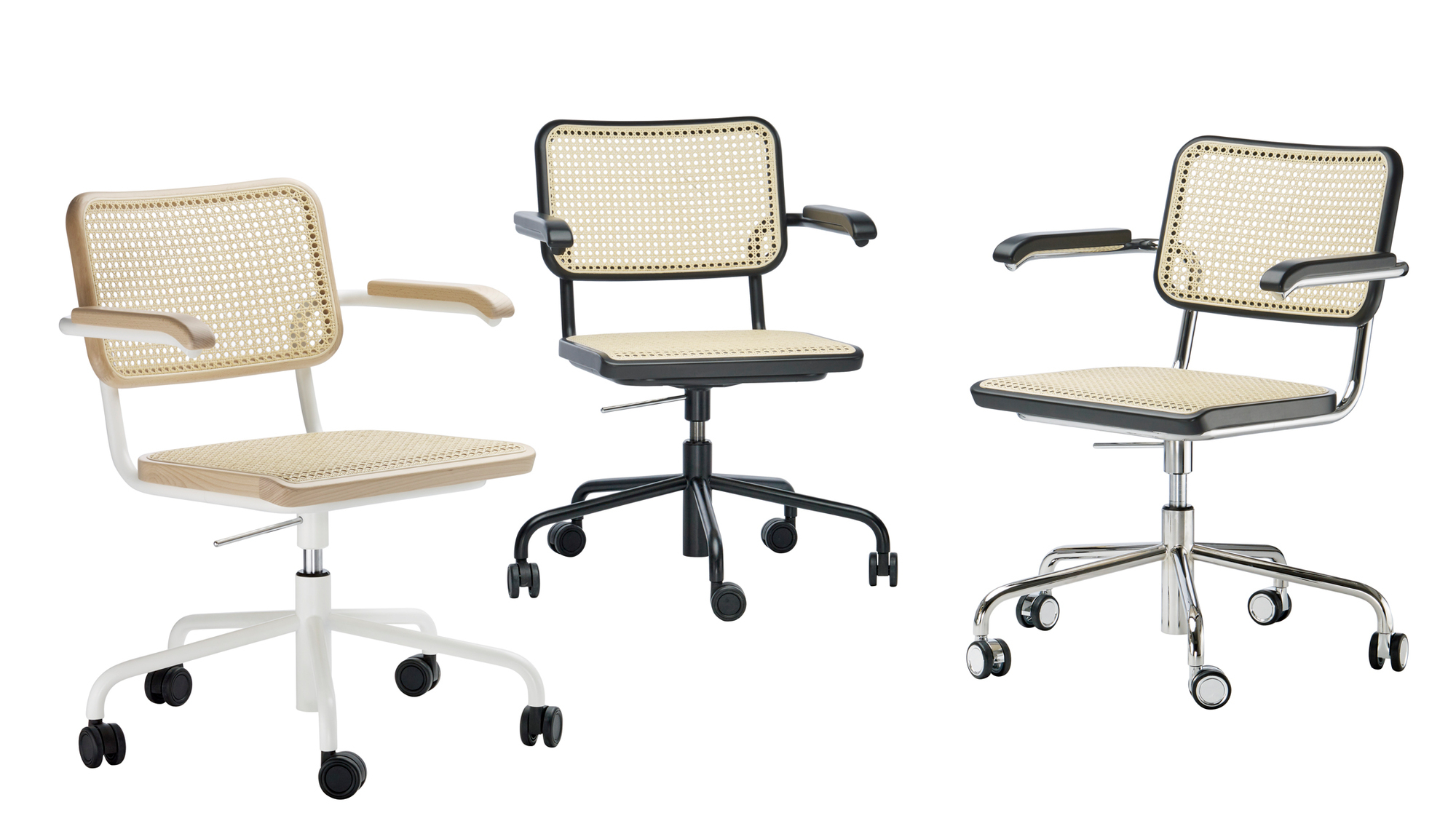 S 64 VDR Atelier Swivel Chair steel pipe Thonet